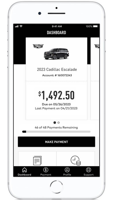 Emulate iPhone app Cadillac Financial using MyAndroid