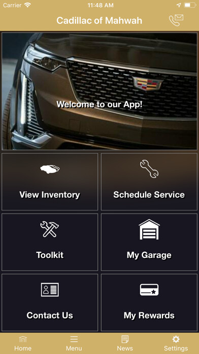Emulate iPhone app Cadillac of Mahwah DealerApp using MyAndroid Emulate iPhone app Cadillac of Mahwah DealerApp using MyAndroid