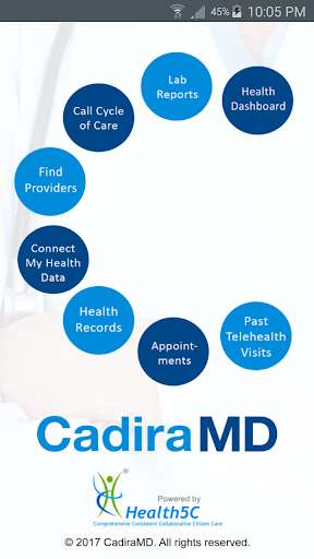 Emulate Android APK CadiraMD Telehealth