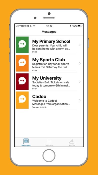 Emulate iPhone app Cadoo Messenger using MyAndroid Emulate iPhone app Cadoo Messenger using MyAndroid