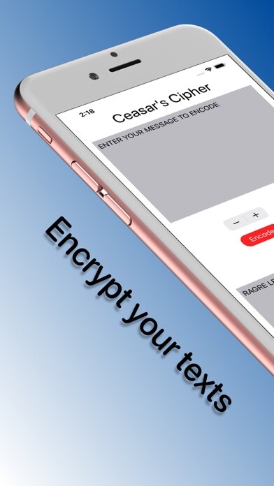 Emulate iPhone app Caesar Cipher using MyAndroid Emulate iPhone app Caesar Cipher using MyAndroid