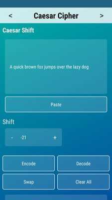 Emulate Android APK Caesar Cipher Tool Emulate Android APK Caesar Cipher Tool
