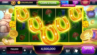 Emulate iPhone app Caesars Slots: Casino Games using MyAndroid