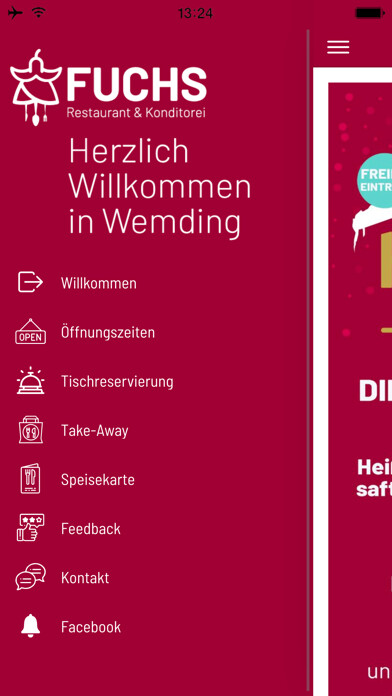 Emulate iPhone app Cafe Fuchs Wemding using MyAndroid Emulate iPhone app Cafe Fuchs Wemding using MyAndroid