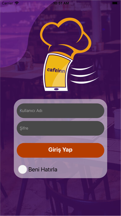 Emulate iPhone app Cafeinn Adisyon using MyAndroid Emulate iPhone app Cafeinn Adisyon using MyAndroid