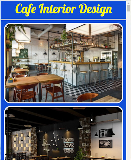 Emulate Android APK Cafe Interior Design