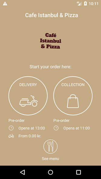 Run android online APK Cafe Istanbul  Pizza from MyAndroid or emulate Cafe Istanbul  Pizza using MyAndroid