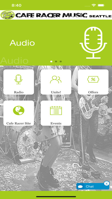 Emulate iPhone app Cafe Racer Music using MyAndroid