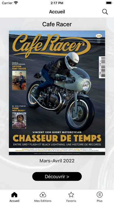 Emulate iPhone app Cafe Racer Original using MyAndroid