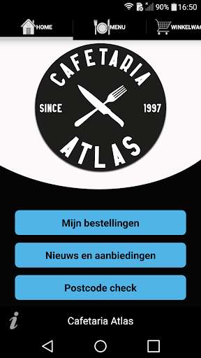 Run android online APK Cafetaria Atlas Alphen ad Rijn from MyAndroid or emulate Cafetaria Atlas Alphen ad Rijn using MyAndroid Run android online APK Cafetaria Atlas Alphen ad Rijn from MyAndroid or emulate Cafetaria Atlas Alphen ad Rijn using MyAndroid