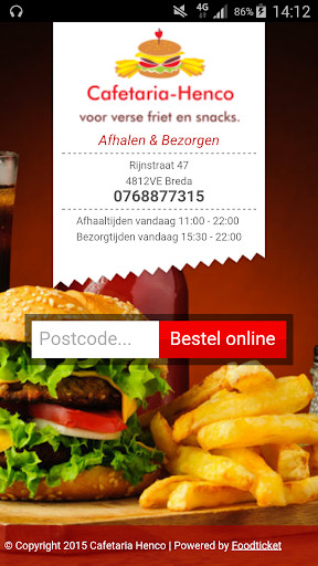 Run android online APK Cafetaria Henco from MyAndroid or emulate Cafetaria Henco using MyAndroid