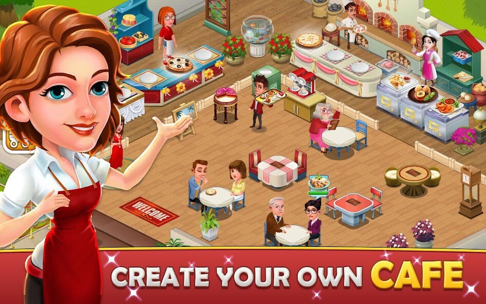 Run android online APK Cafe Tycoon – Cooking  Fun from MyAndroid or emulate Cafe Tycoon – Cooking  Fun using MyAndroid