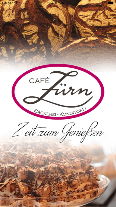 Emulate iPhone app Cafe Zürn using MyAndroid