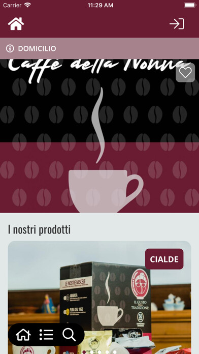 Emulate iPhone app Caffè della Nonna using MyAndroid Emulate iPhone app Caffè della Nonna using MyAndroid