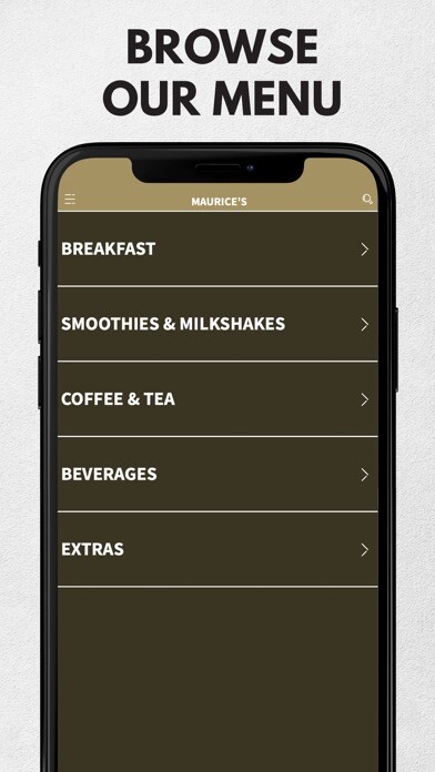 Emulate iPhone app Café Maurice using MyAndroid Emulate iPhone app Café Maurice using MyAndroid