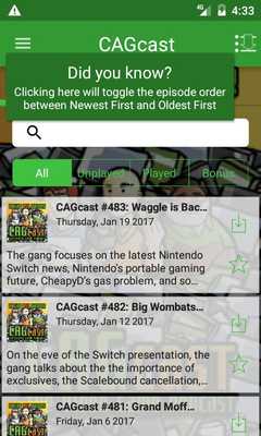 Emulate Android APK CAGcast Emulate Android APK CAGcast