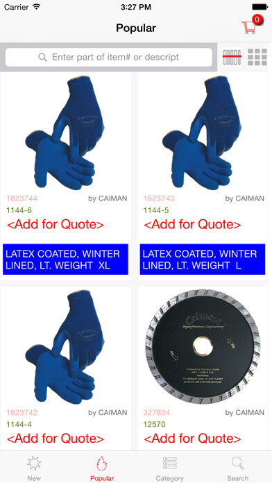 Emulate iPhone app Caiman Gloves using MyAndroid