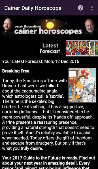Run android online APK Cainer Daily Horoscopes from MyAndroid or emulate Cainer Daily Horoscopes using MyAndroid