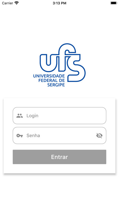 Emulate iPhone app Caixa Postal UFS using MyAndroid