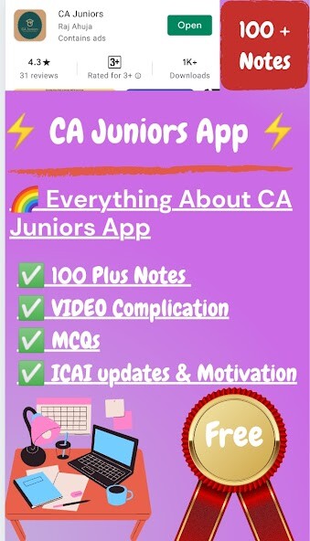 Run android online APK CA Juniors (CA Foundation 100+ Free Notes & Video) from MyAndroid or emulate CA Juniors (CA Foundation 100+ Free Notes & Video) using MyAndroid