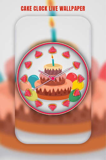Run android online APK Cake Clock Live Wallpaper from MyAndroid or emulate Cake Clock Live Wallpaper using MyAndroid