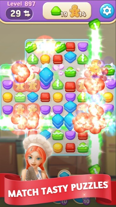 Emulate iPhone app Cake Cooking POP :Puzzle Match using MyAndroid Emulate iPhone app Cake Cooking POP :Puzzle Match using MyAndroid
