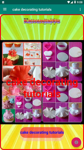 Run android online APK cake decorating tutorials from MyAndroid or emulate cake decorating tutorials using MyAndroid