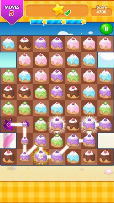 Emulate iPhone app Cake Link Splash - Match Puzzle Mania using MyAndroid