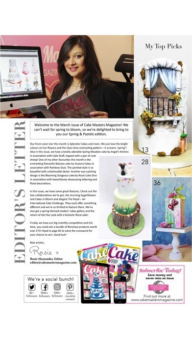 Emulate iPhone app Cake Masters Magazine using MyAndroid