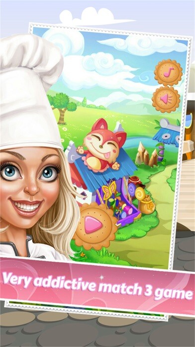 Emulate iPhone app Cake Pop Pies Sweet Link Soda using MyAndroid