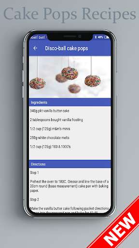 Run android online APK Cake Pops Recipes / cake pops recipe with cake mix from MyAndroid or emulate Cake Pops Recipes / cake pops recipe with cake mix using MyAndroid