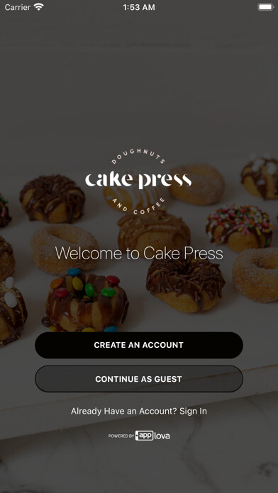 Emulate iPhone app Cake Press using MyAndroid