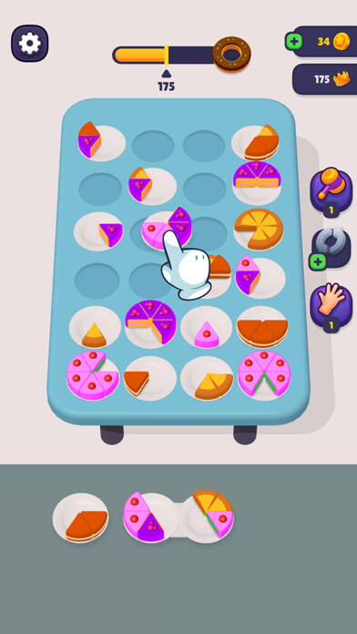 Emulate iPhone app Cake Sort Puzzle 3D using MyAndroid Emulate iPhone app Cake Sort Puzzle 3D using MyAndroid