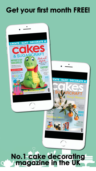 Emulate iPhone app Cakes & Sugarcraft Magazine using MyAndroid