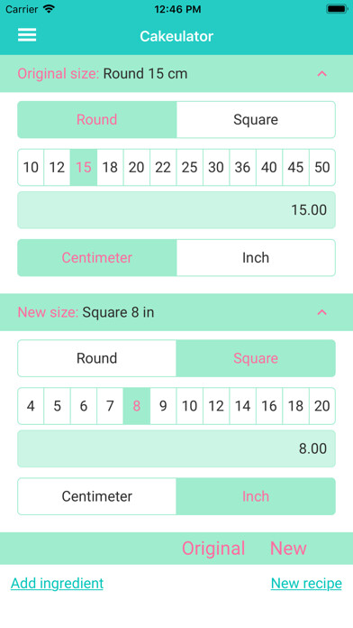 Emulate iPhone app Cakeulator using MyAndroid Emulate iPhone app Cakeulator using MyAndroid