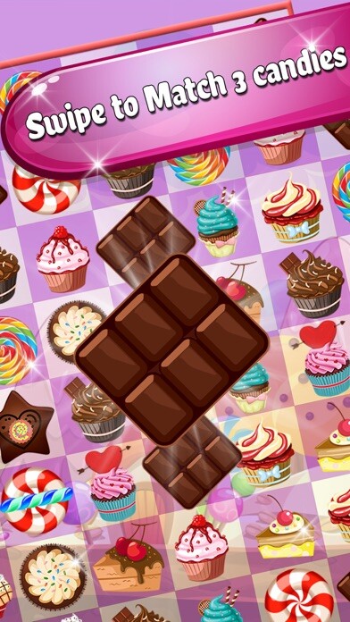 Emulate iPhone app Cake Valley Sweet Blast - Match 3 Cookie Pop Blitz using MyAndroid