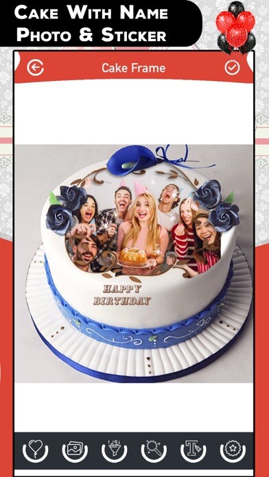 Emulate iPhone app Cake With Name Photo & Sticker using MyAndroid Emulate iPhone app Cake With Name Photo & Sticker using MyAndroid