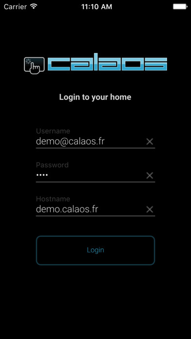 Emulate iPhone app Calaos Mobile using MyAndroid Emulate iPhone app Calaos Mobile using MyAndroid