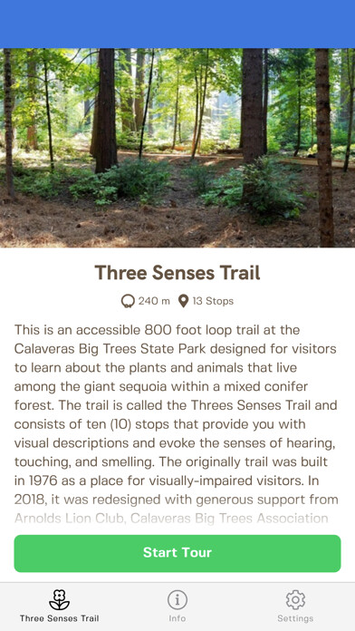 Emulate iPhone app Calaveras Big Trees State Park using MyAndroid Emulate iPhone app Calaveras Big Trees State Park using MyAndroid