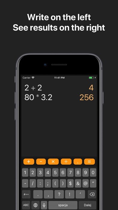 Emulate iPhone app Calcal - Calculator notepad using MyAndroid Emulate iPhone app Calcal - Calculator notepad using MyAndroid