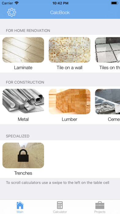 Emulate iPhone app CalcBook Lite - Building Calc using MyAndroid