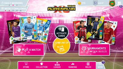Emulate iPhone app Calciatori Adrenalyn XL™ 22-23 using MyAndroid