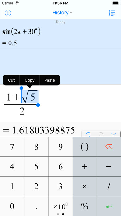 Emulate iPhone app Calcility - Minimal Calculator using MyAndroid Emulate iPhone app Calcility - Minimal Calculator using MyAndroid