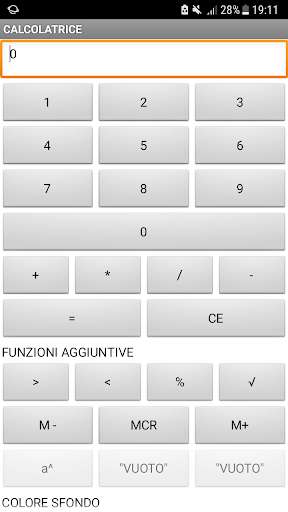 Emulate Android APK calcolatrice parlante