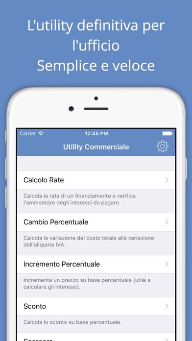 Emulate iPhone app Calcoli Commerciali using MyAndroid Emulate iPhone app Calcoli Commerciali using MyAndroid