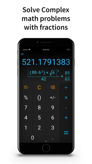 Emulate iPhone app CalCon Scientific Calculator using MyAndroid Emulate iPhone app CalCon Scientific Calculator using MyAndroid