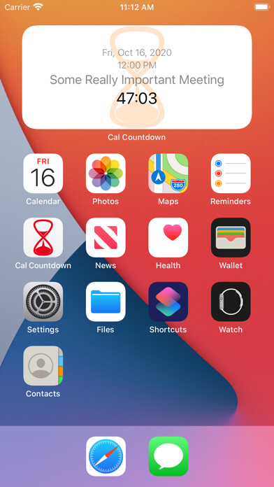 Emulate iPhone app Cal Countdown using MyAndroid Emulate iPhone app Cal Countdown using MyAndroid