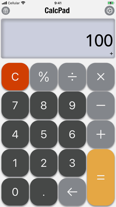 Emulate iPhone app CalcPad-A Physical Calculator using MyAndroid