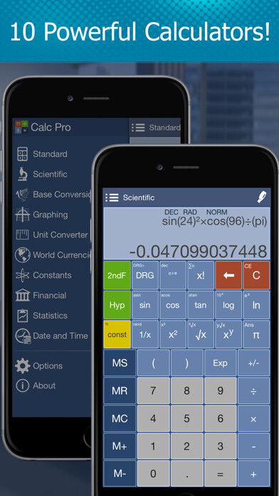 Emulate iPhone app Calc Pro - The Top Calculator using MyAndroid Emulate iPhone app Calc Pro - The Top Calculator using MyAndroid