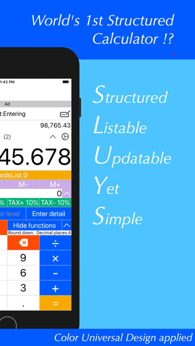 Emulate iPhone app Calc S.L.U.Y.S using MyAndroid
